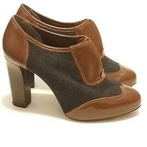 Tori Burch Made In Brazil Size 7 Brown Heels